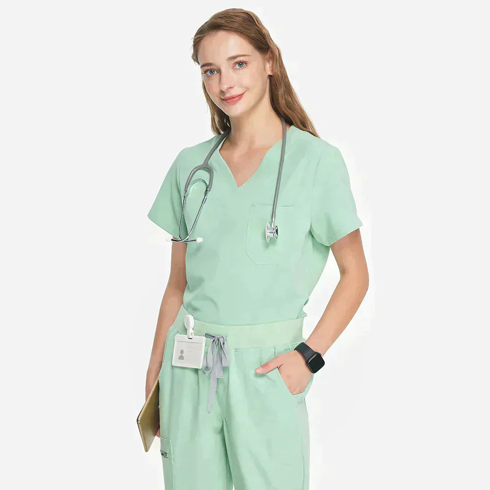 Grayed Jade Medical Scrubs Uniforms