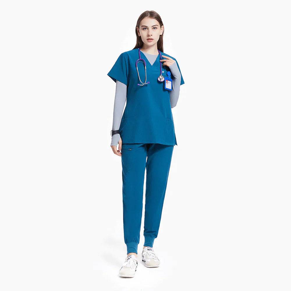 Caribbean Blue Medical Scrubs Uniform